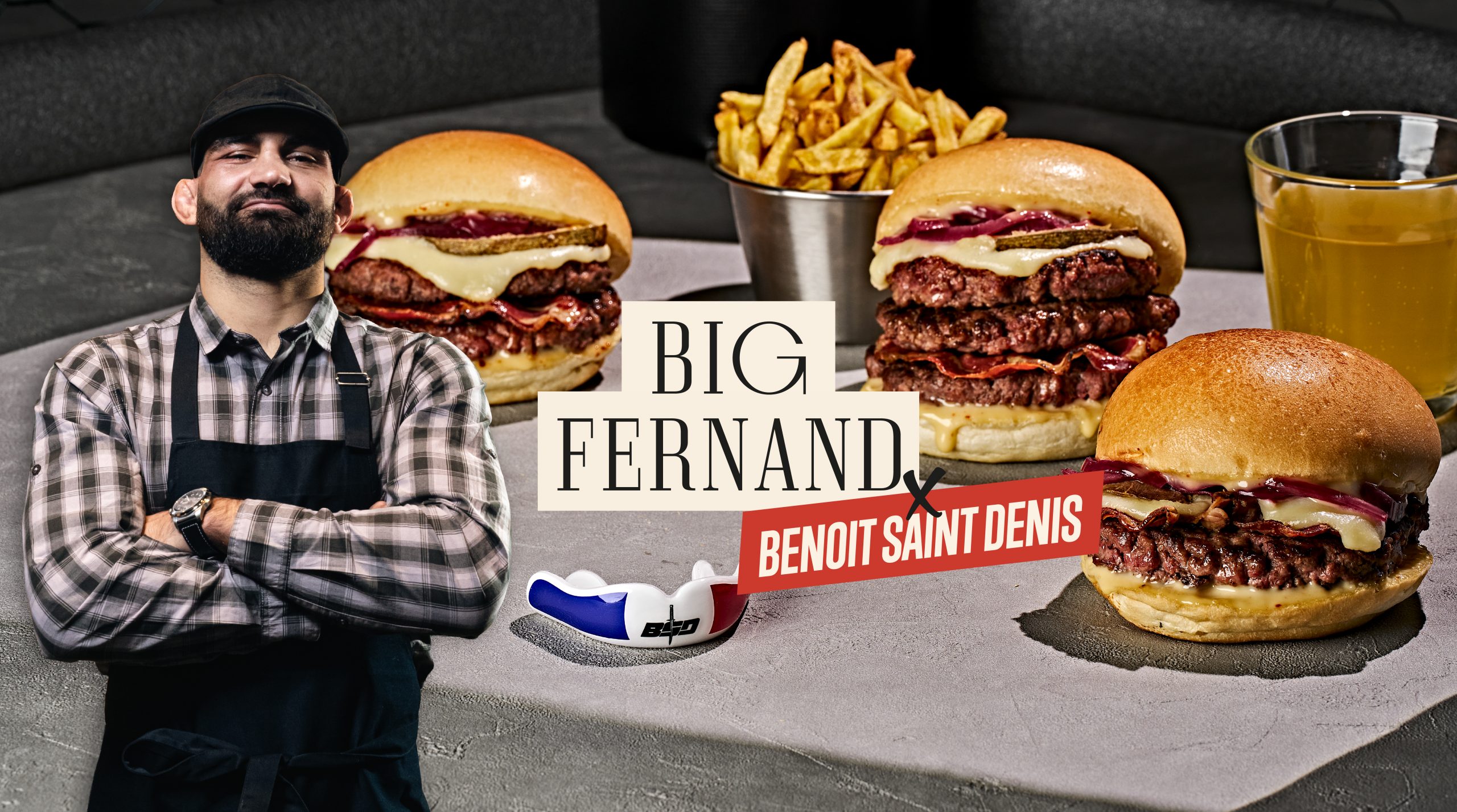 Benoît Saint-Denis x Big Fernand : un Hamburgé qui va frapper fort ! 🥊
