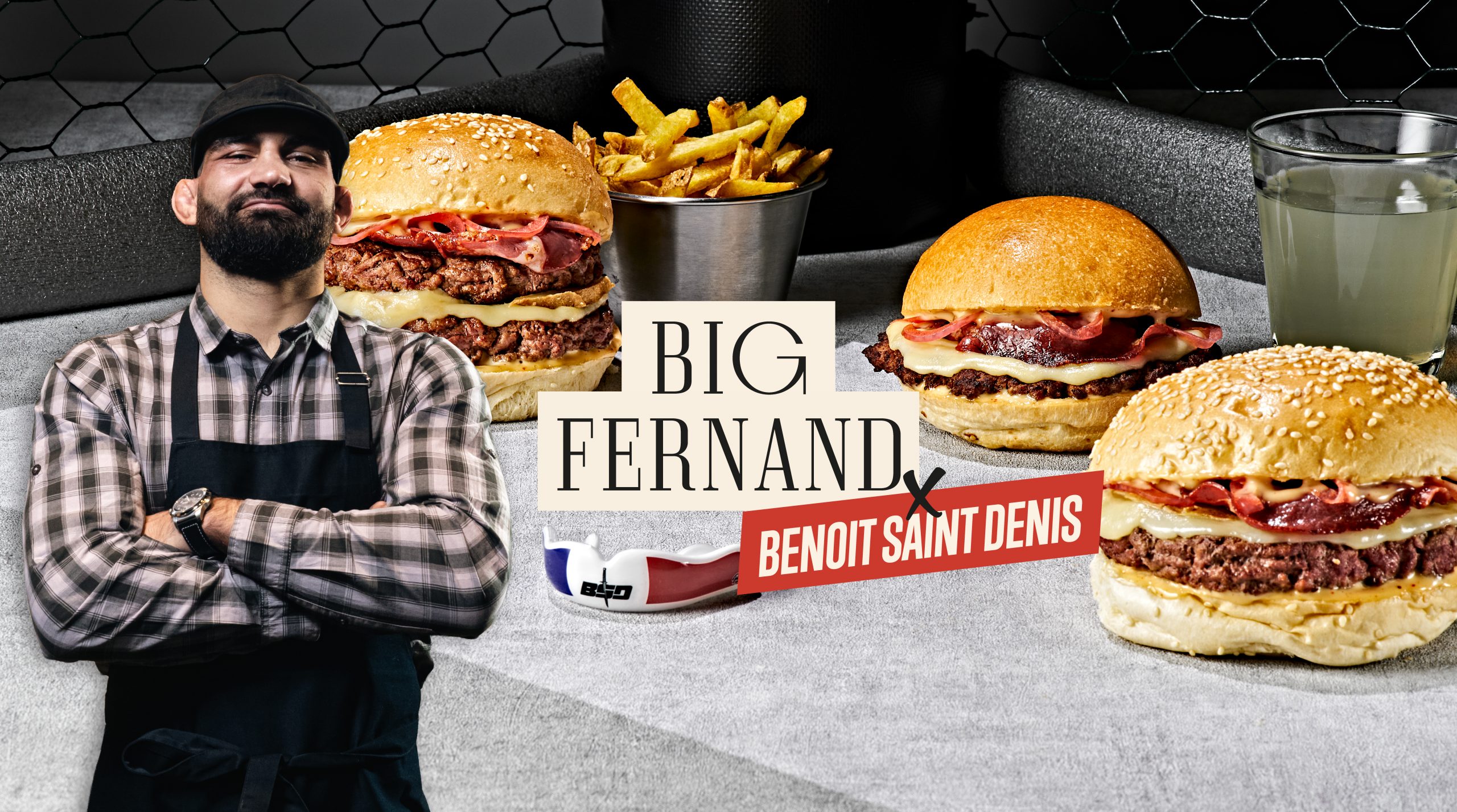 Benoît Saint-Denis x Big Fernand : un Hamburgé qui va frapper fort ! 🥊